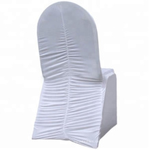 Universelle weiße elastische Spandex -Stuhlabdeckung Abdeckungen